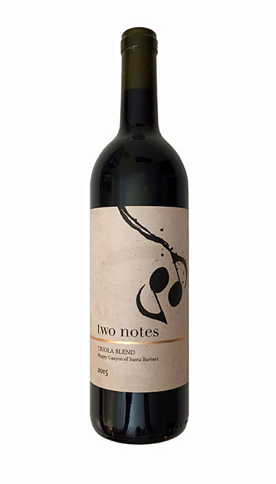 Two Notes Wine Bottle